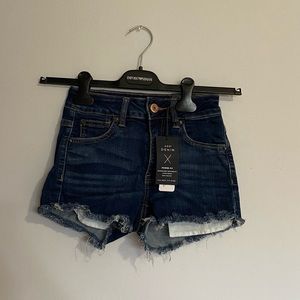 High rise Shortie shorts